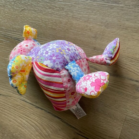 Gund Fanciful Collection Plush Small Duck Colorful Patchwork 7" tall - Picture 4 of 4